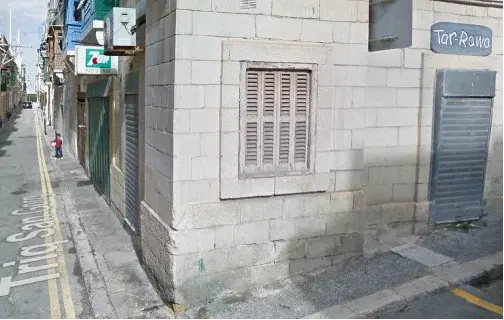 Historic pasta shop interior before restoration, Bormla