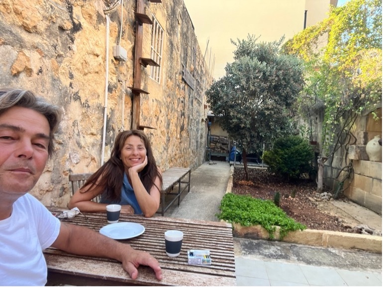 Dick and Christine — hosts at Magdalena holiday home, Bormla Malta